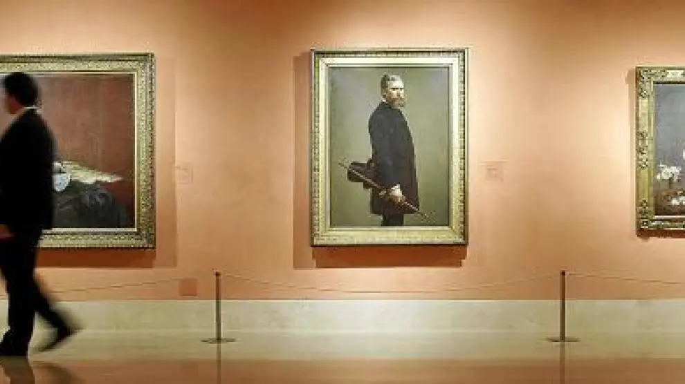 Aspecto de la exposición monográfica dedicada al pintor Fantin-Latour, en el Museo Thyssen-Bornemisza, en Madrid.