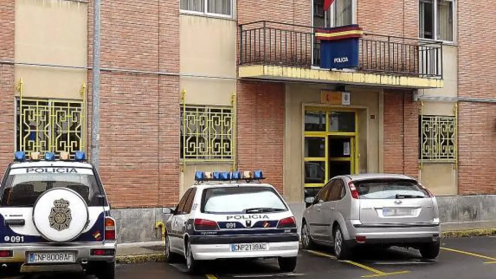 La comisaría de la Policía Nacional de Jaca, en la que trabajan alrededor de 45 agentes.