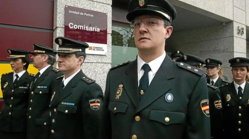 Imagen de la inauguración de la comisaría de la unidad adscrita de la Policía Nacional en 2007.