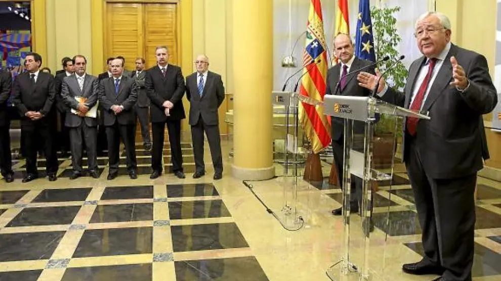 Biel, tras la reunión de la comisión bilateral Aragón-Estado
