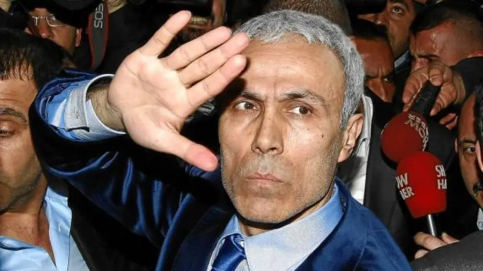 Alí Agca, de 52 años, ayer en Ankara (Turquía) tras salir de la cárcel de máxima seguridad de Sincan.