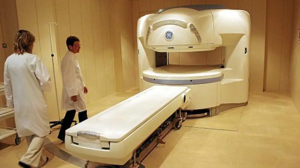 Imagen del escáner del hospital Obispo Polanco cuando se puso en marcha hace 10 años.