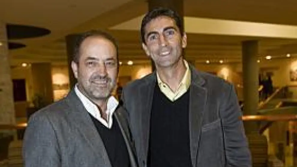 Agapito, con Aurelio Gay