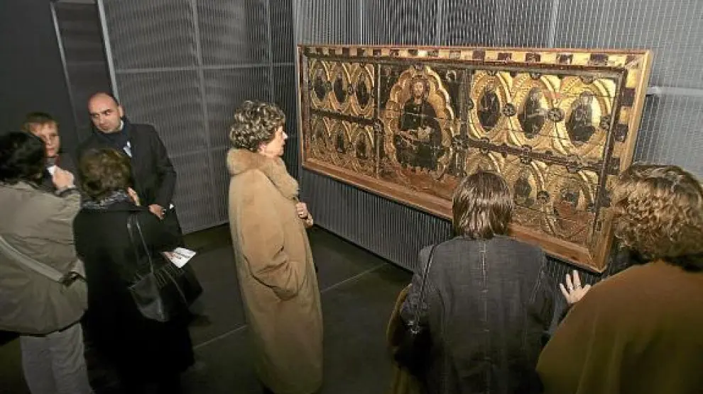 El frontal de Berbegal es una de las obras aragonesas expuestas en el Museo Diocesano de Lérida.