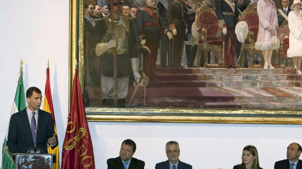 El Príncipe presentó ante las instituciones y la sociedad andaluza la Fundación Príncipe de Girona.