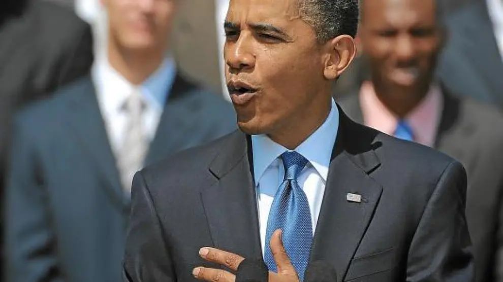 El presidente de Estados Unidos, Barack Obama, ayer en la Casa Blanca en Washington.