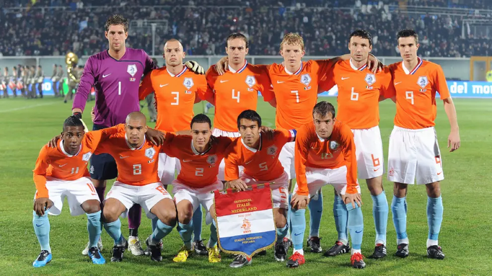 Foto de archivo de la selección holandesa