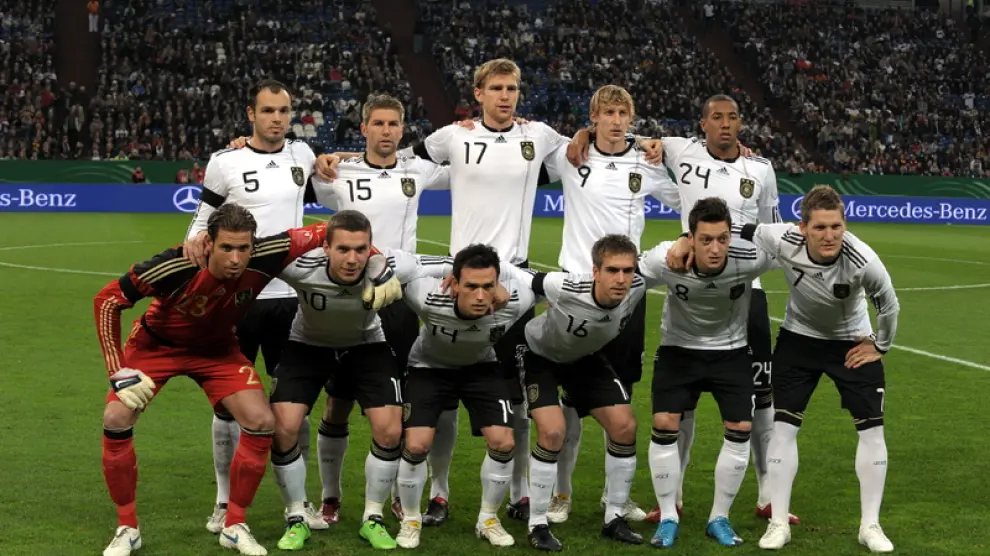 Alineación de la selección alemana