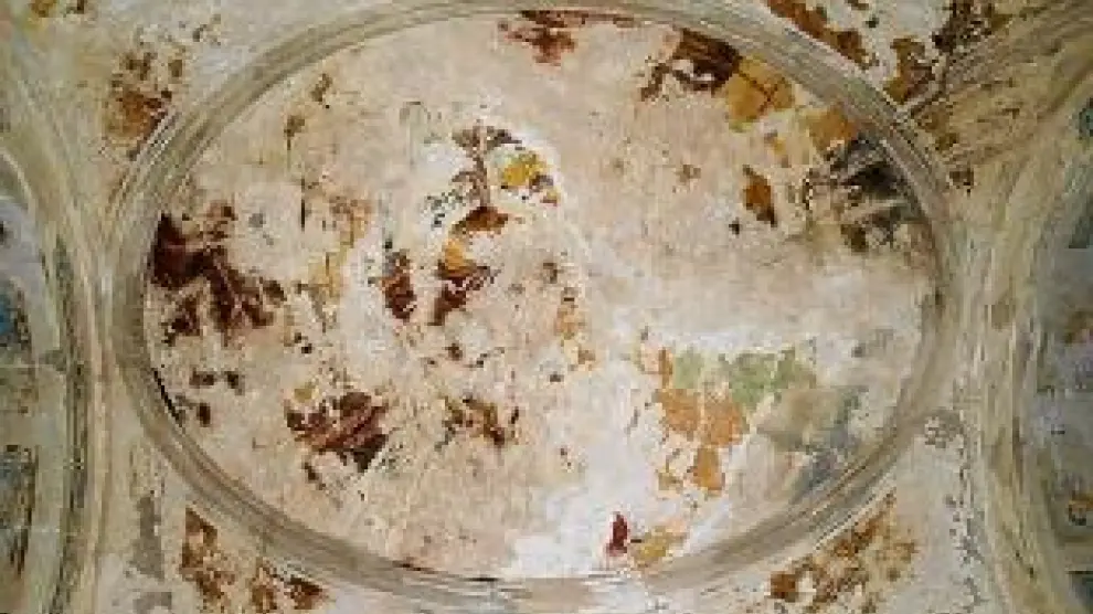 Los frescos que pintó Bayeu en la Cartuja sufren graves daños y algunos son "irrecuperables"