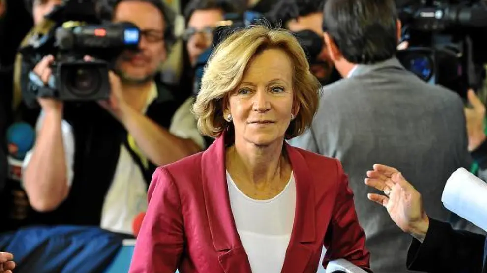 La ministra española de Economía, Elena Salgado.