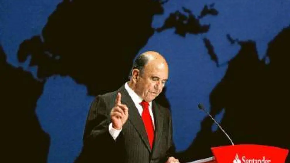 Emilio Botín, en la Junta de Accionistas de Banco Santander.