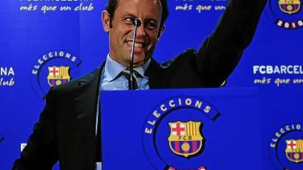 Sandro Rosell, nuevo presidente del Barcelona.