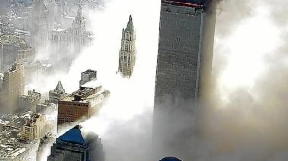 Imágenes del 11-S tomadas por la Policía de Nueva York
