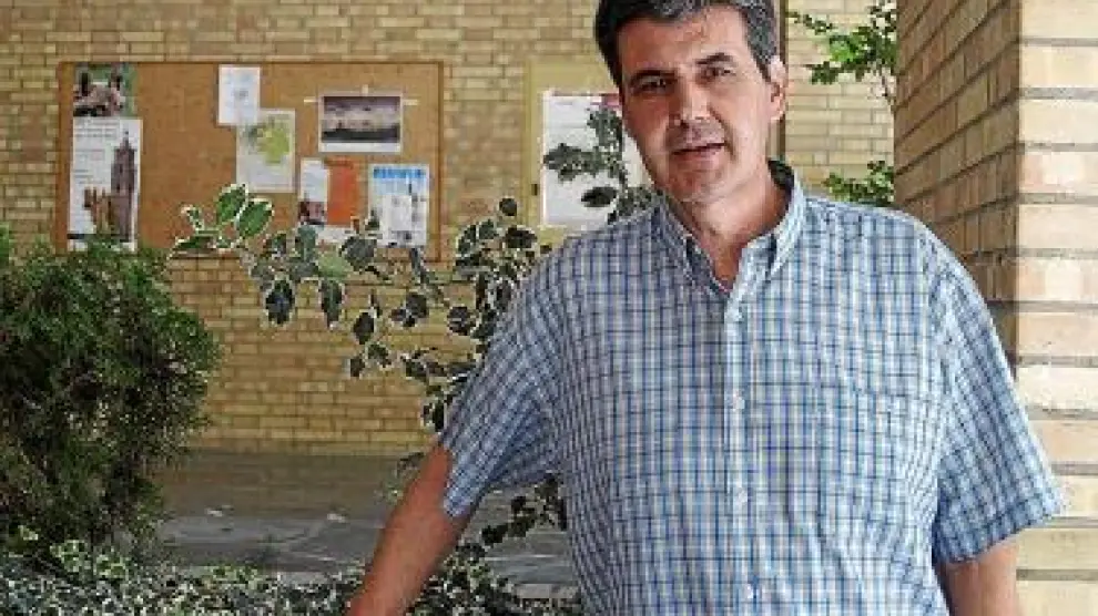 Juan Antonio Rodríguez, alcalde de Grañén, pide más seguridad.