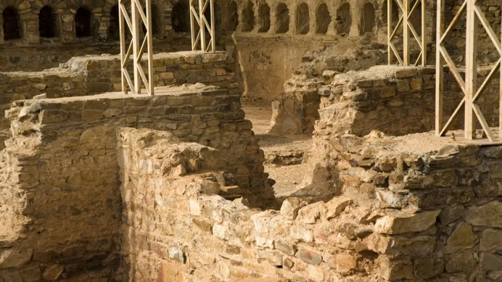 Yacimiento arqueológico de Bílbilis, en Calatayud