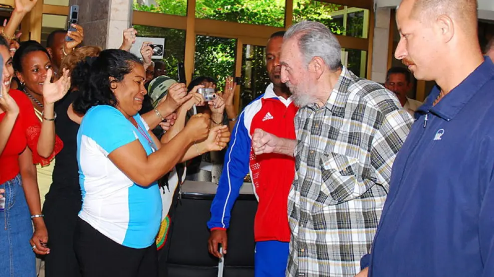 Fidel Castro y los embajadores