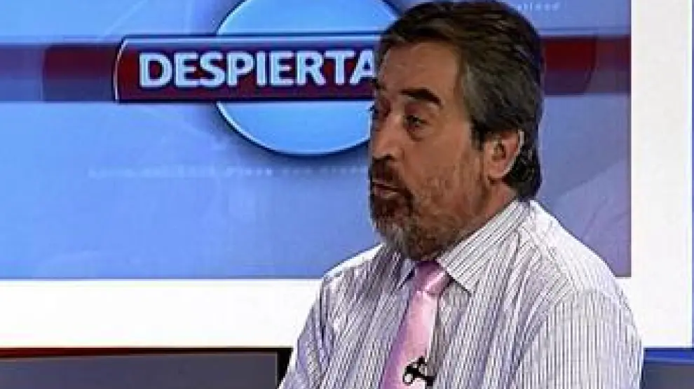 Belloch, en el programa 'Despierta Zaragoza'.