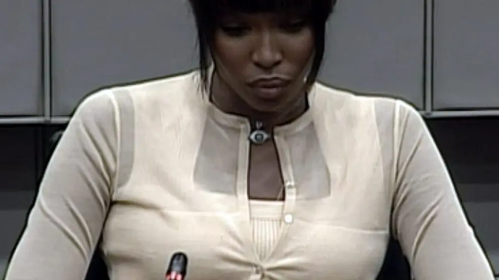 Campbell durante el juicio