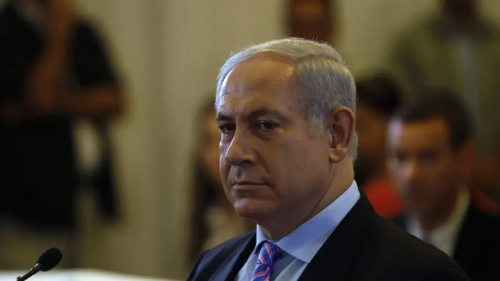 Netanyahu declara ante la comisión.
