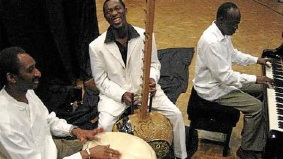 Los africanos de Kora Jazz Trio llevarán su música hasta Veruela.