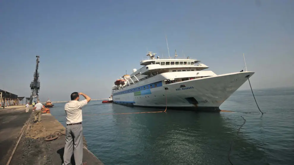 El Mavi Mármara, parte de la Flotilla de la Libertad que fue asaltada por el ejército israelí