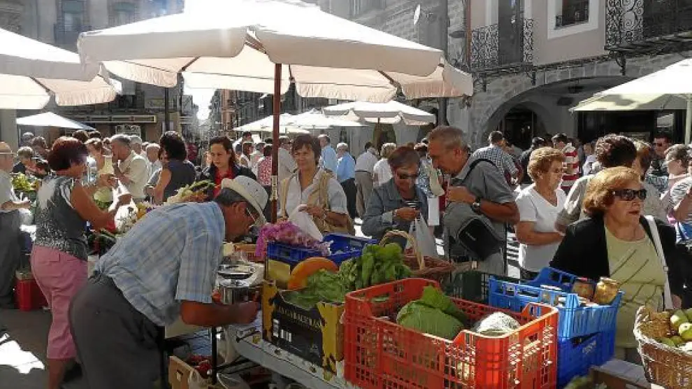 Imagen del mercado medieval.