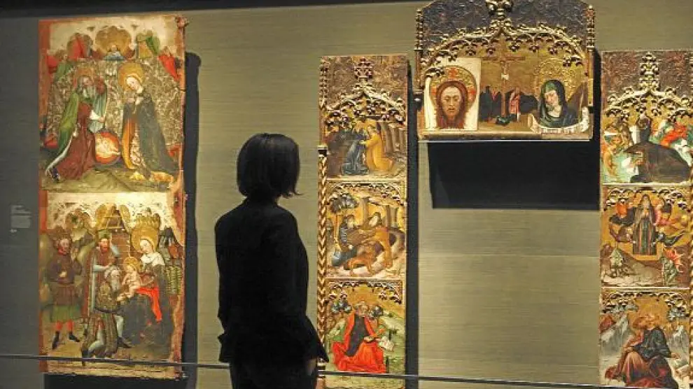 Buena parte de las obras que reclama la diócesis altoaragonesa se exponen en el Museo de Lérida.