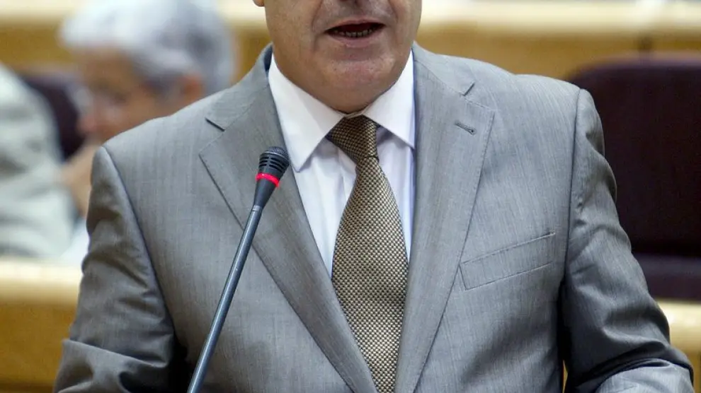 El ministro de Trabajo, Celestino Corbacho, en el Congreso de los Diputados
