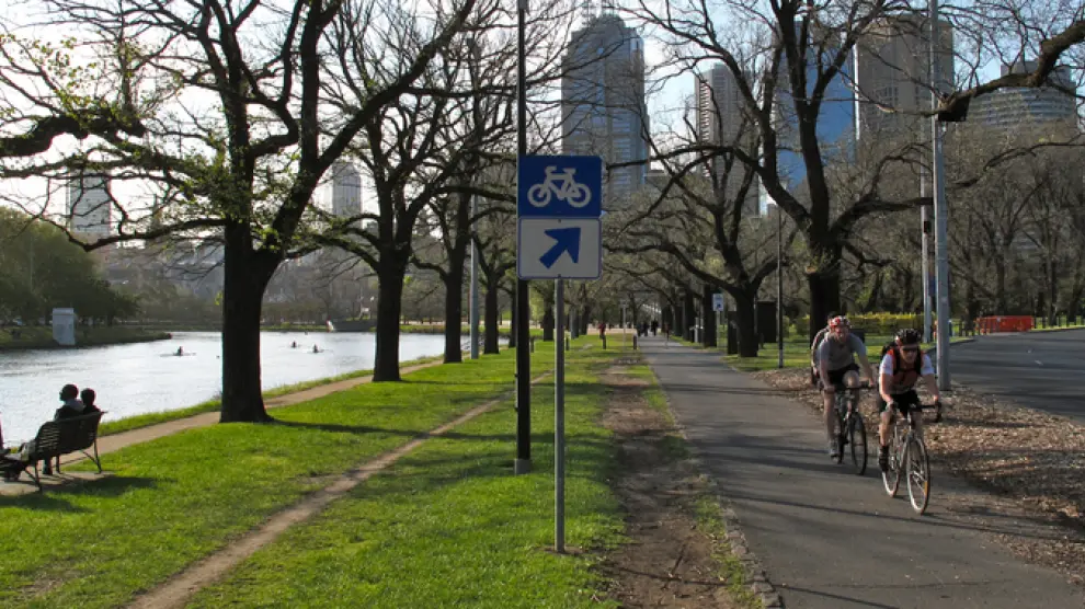 Melbourne, una ciudad donde se disfruta mucho de la bici