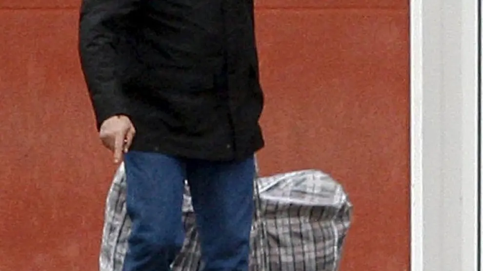 Antonio Puerta a su salida de la cárcel