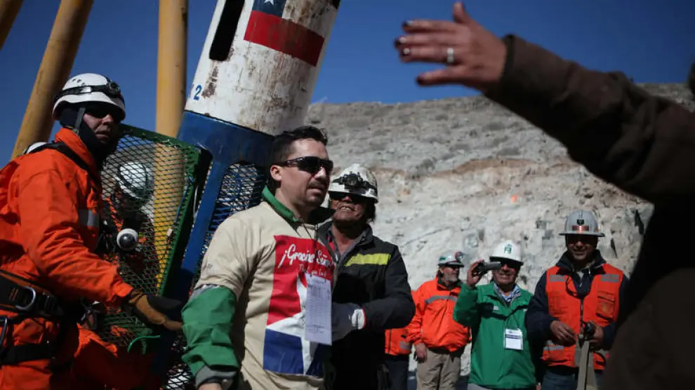 Imágenes del rescate de los 33 mineros chilenos.