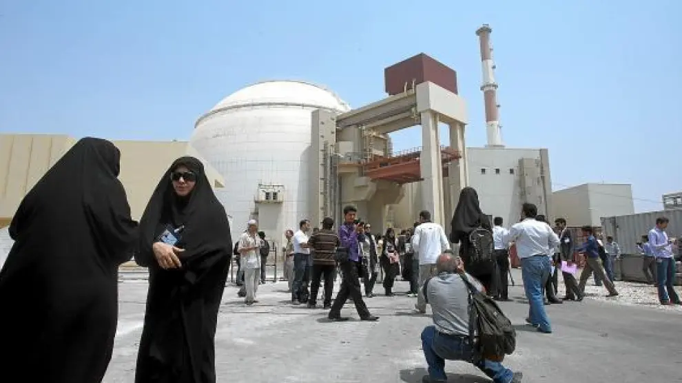 La central de Bushehr, el pasado 21 de agosto, día de su puesta en marcha.