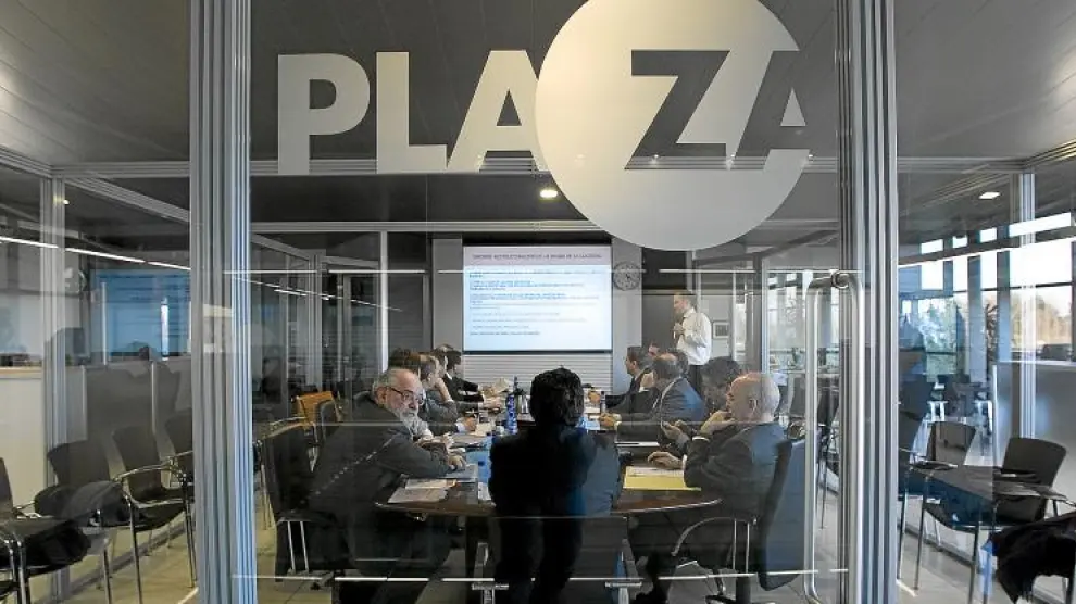 Uno de los consejos de administración de la Plataforma Logística de Zaragoza.