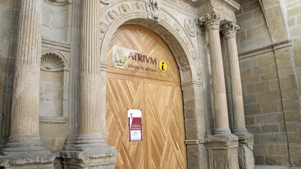 El espacio de Historia 'Atrivm' se ubica en la antigua iglesia de Santo Domingo de Alcañiz.