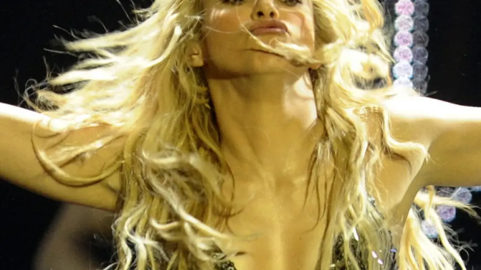 Shakira hizo gala de su habitual desparpajo.