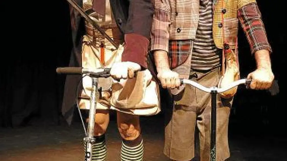 El dúo protagonista de 'Q. (Clown Quijote)'.