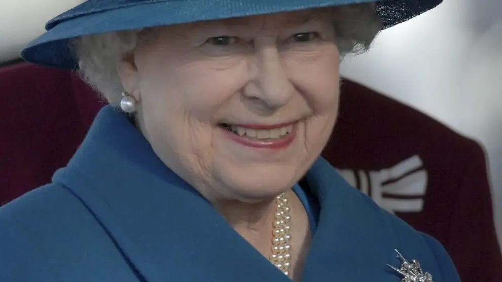 La reina del Reino Unido, Isabel II