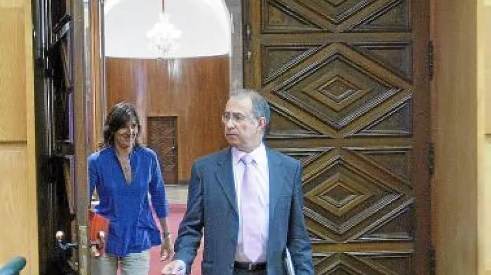 Fernando Gimeno, en la última comisión de Economía.