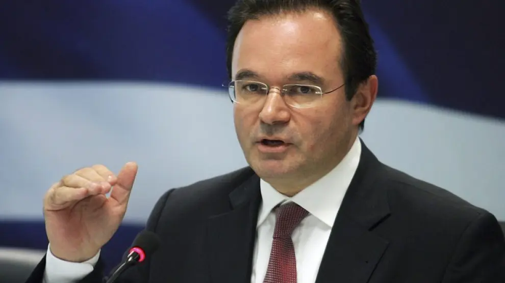 el ministro griego de Finanzas, Yorgos Papaconstantínu.