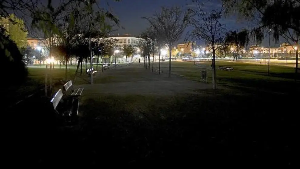 El parque de los Tapices, en Parque Goya II