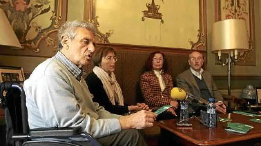 Ángel Gabi, Pilar García, Carmen Cáceres y Domingo Malo.