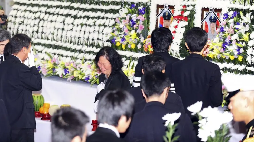Funeral por las víctimas de los ataques en Seúl