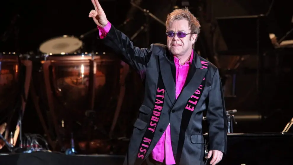 Elton John, el pasado martes, en un concierto en Hamburgo