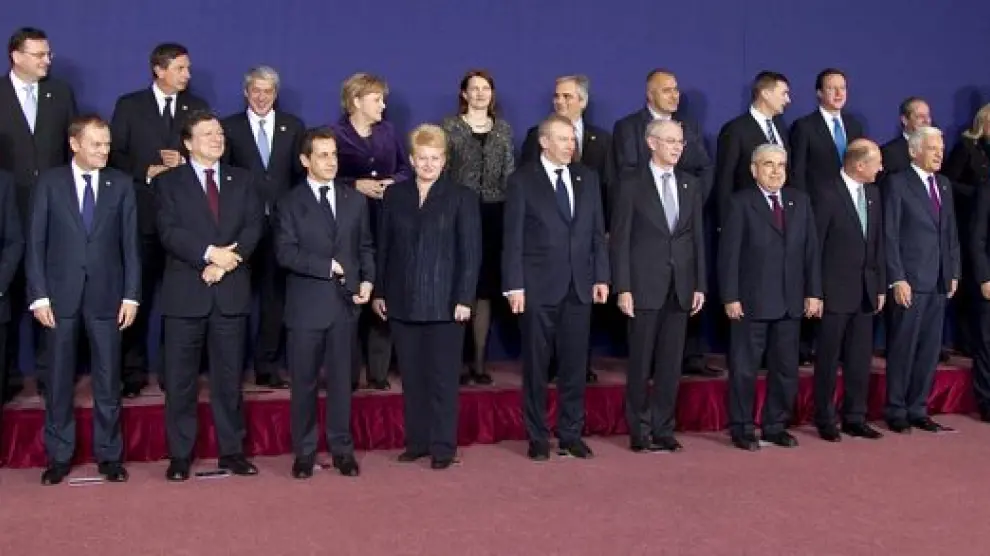 Cumbre europea de jefes de Estado.