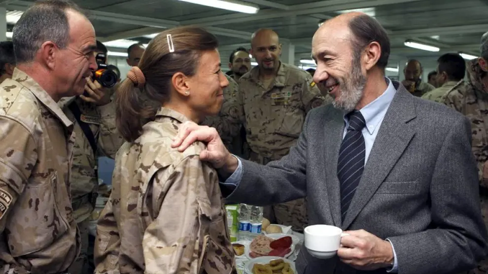 El vicepresidente felicita las Navidades a los soldados desplegados en Afganistán