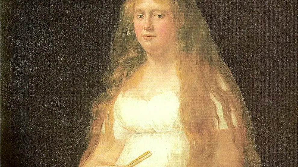 Josefa Castilla de Garcini, en 1804, un cuadro de Goya.