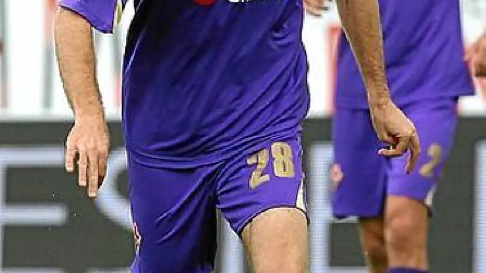 Bolatti, con la Fiorentina.