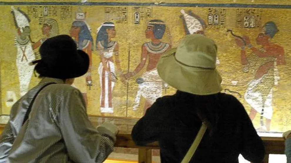 Imagen de la tumba de Tuntankamón, una de la que se va a cerrar al público.