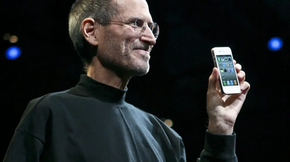 Steve Jobs el pasado julio, durante la presentación del iPhone 4