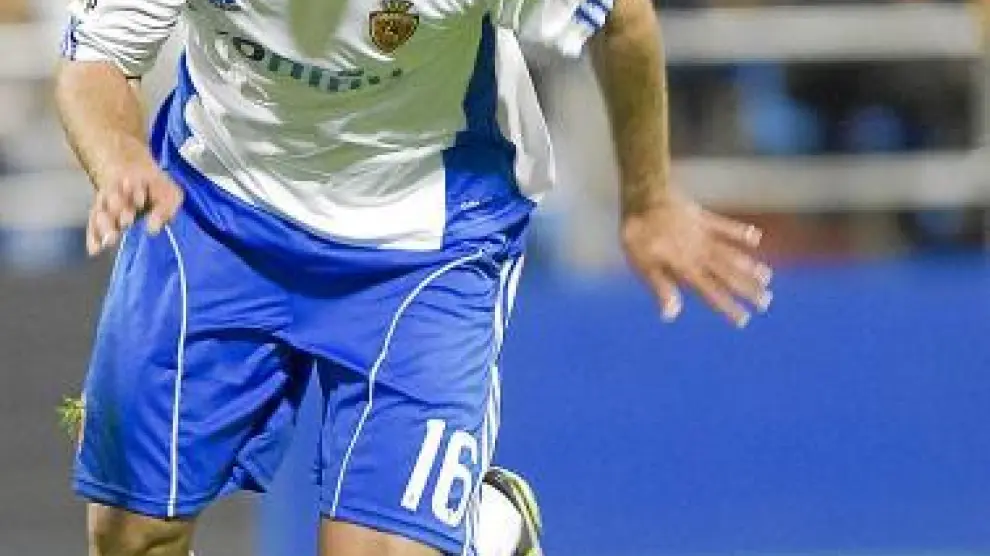 Braulio, ariete canario del Real Zaragoza, en una imagen de archivo.